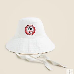 J crew Limited-edition USA Swimming® X J.Crew bucket hat with ties